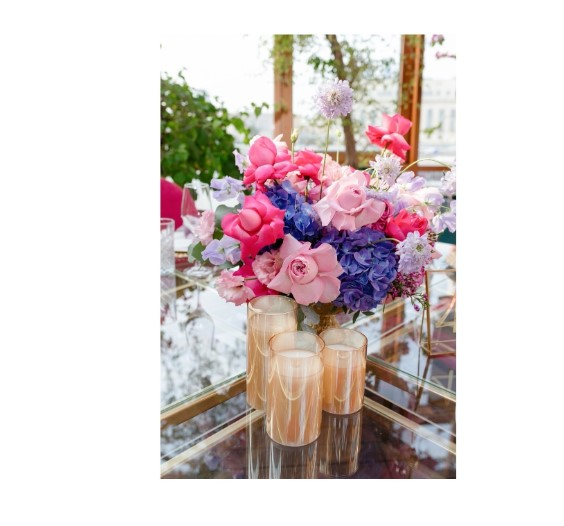 Свеча "Файр" 10 см золото(нейтральный свет)