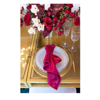 Подстановочная тарелка "Минимал" золото - изображение 3