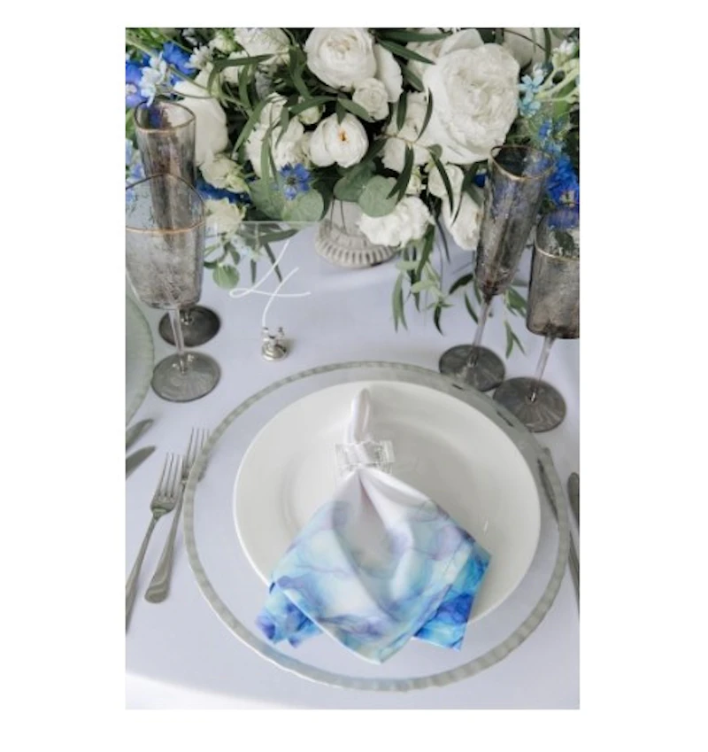 Набор бокалов "Блум" дымчатые с золотым кантом