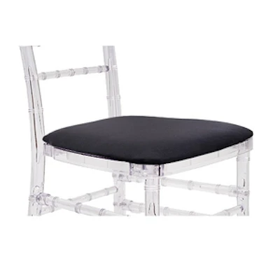 Стул «Тиффани» прозрачный, черный бархат - изображение 5