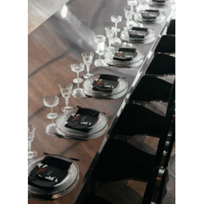 Стул «Вашингтон» серебро, черный бархат - изображение 4