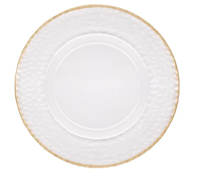 Подстановочная тарелка "Минимал" золото