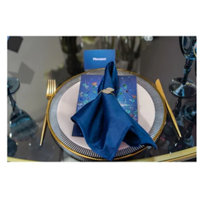 Кольцо для салфеток "Горный хрусталь" золото - изображение 2