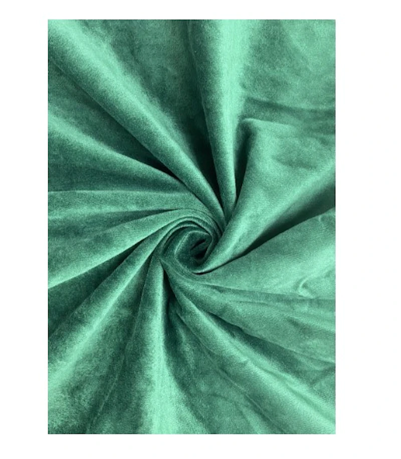 Салфетка бархатная изумрудный