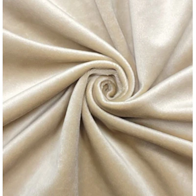 Скатерть бархат прямоугольная светло-бежевая - изображение 2