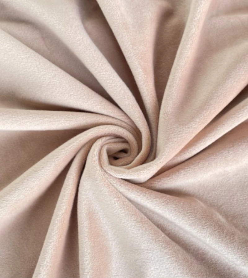 Скатерть круглая бархат капучино