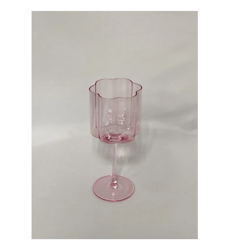 Бокал для вина "Флорал" нежно-розовый