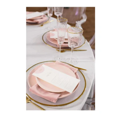 Набор бокалов "Блум"  с золотым кантом - изображение 2