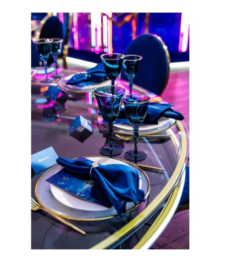 Салфетка бархатная чернильная