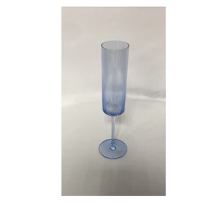 Бокал для шампанского "Осака" небесно-голубой - изображение 2