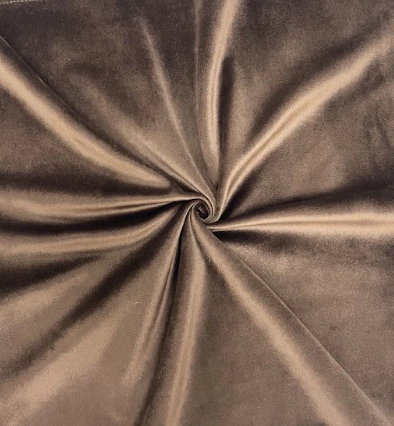 Скатерть круглая бархат темный шоколад