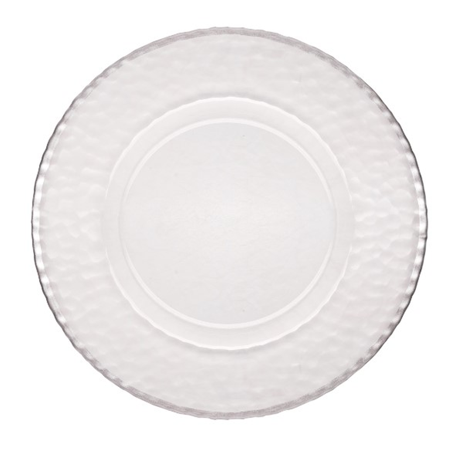 Подстановочная тарелка "Минимал" серебро - Фото миниатюра 1