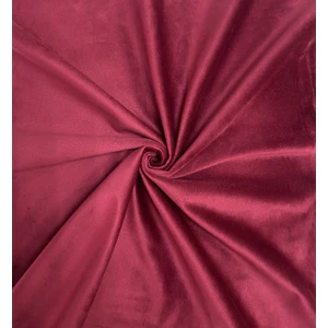 Скатерть бархат рубиново-красная прямоугольная - Фото 2