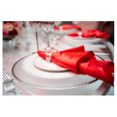 Салфетка атласная алая - изображение 3