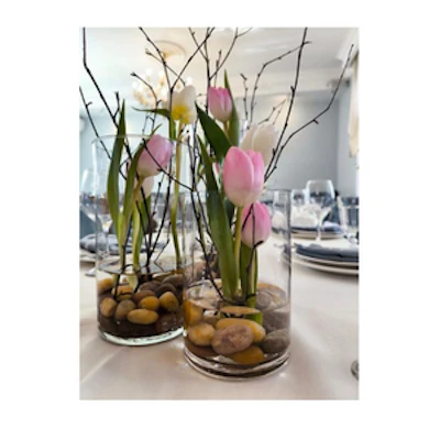 Ваза цилиндр 15 см высота, 10 см диаметр - изображение 2