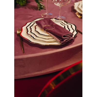 Салфетка бархатная лавандовая - изображение 2