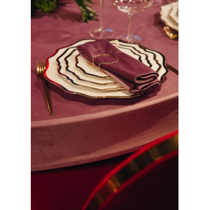 Салфетка бархатная лавандовая - Фото 2