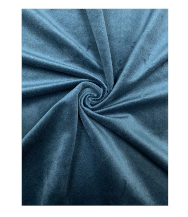 Салфетка бархатная темно-бирюзовая