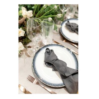 Салфетка из льна графитовая - изображение 2