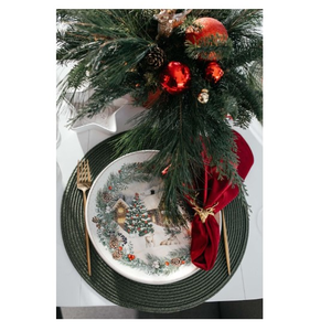 Салфетка бархатная рубиново-красная - Фото 3