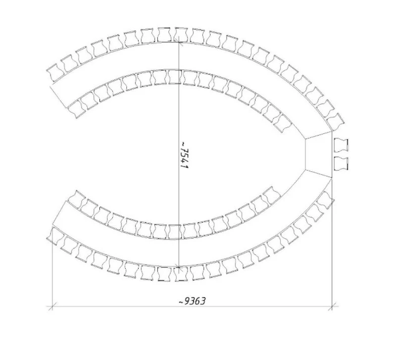 Стол модульный Лайн