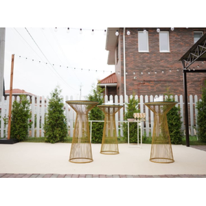 Коктейльный стол "Арфа" золотo - изображение 2