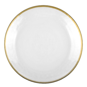 Подстановочная тарелка "Gold" с золотым кантом