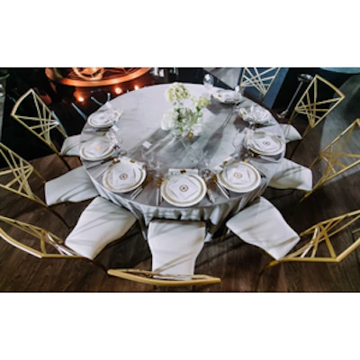 Кольцо для салфеток "Минимал" золото - изображение 4