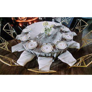 Кольцо для салфеток "Минимал" золото - Фото 4