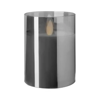 Свеча "Файр" 10см дымчатая  (нейтральный свет) - изображение 1