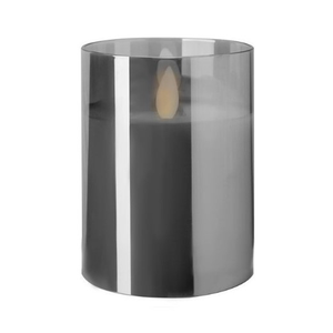 Свеча "Fire" 10см дымчатая  (нейтральный свет) - изображение 1