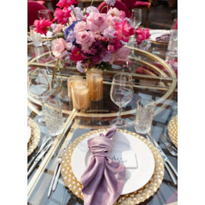 Салфетка бархатная светло-лавандовая - изображение 3