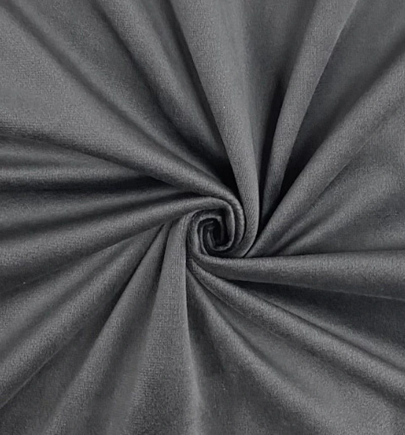 Салфетка бархатная темно-серая