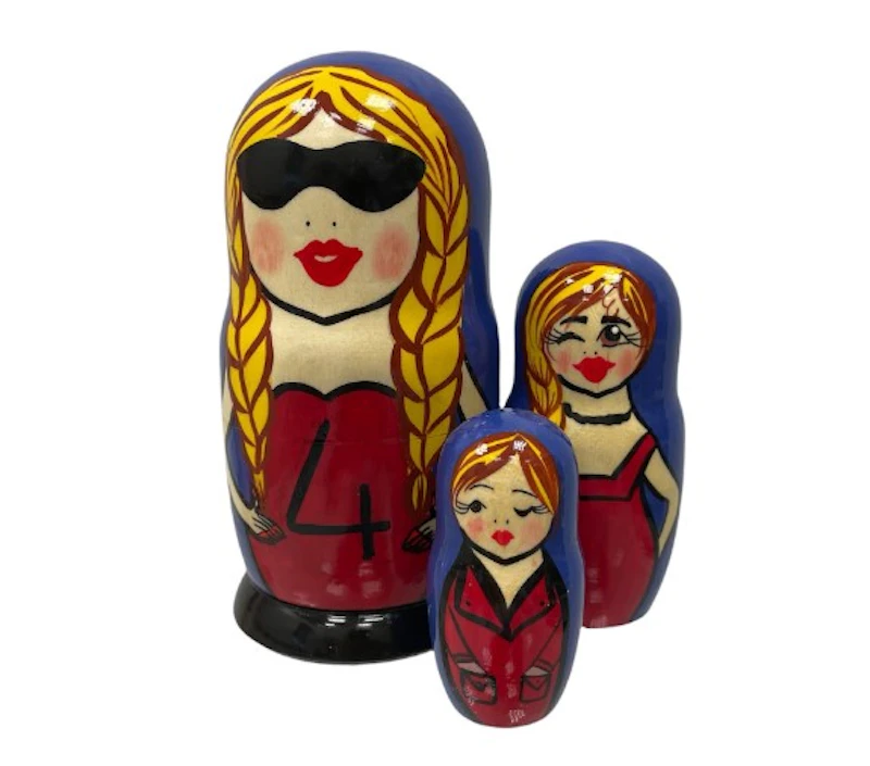 Номерок стола Матрешка