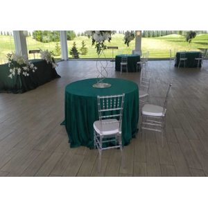 Стул «Тиффани» прозрачный, белая подушка ткань - Фото 3