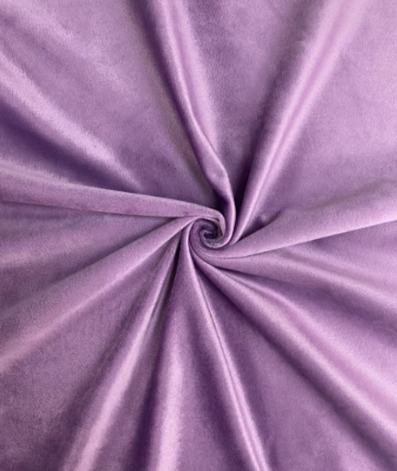 Скатерть круглая бархат сливовый