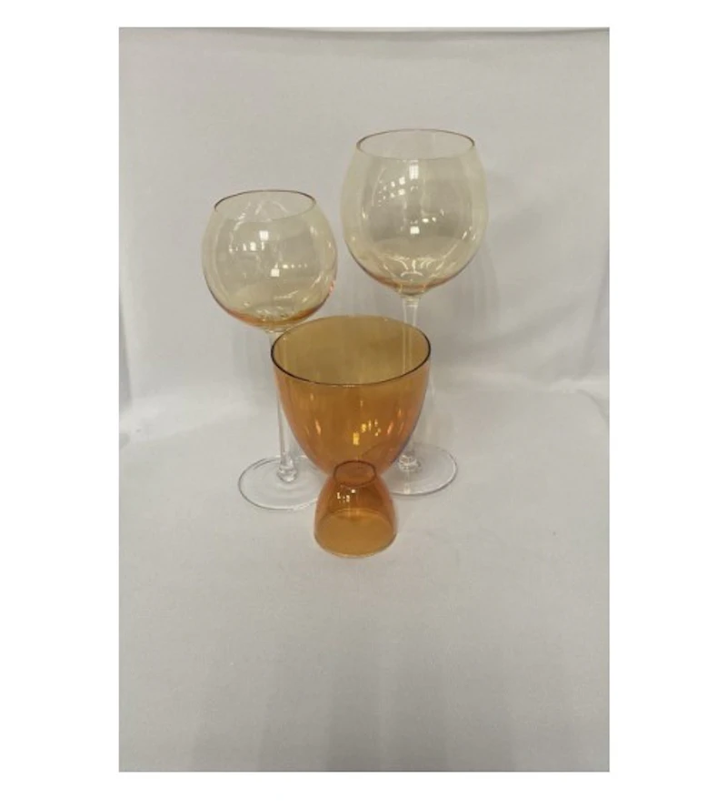 Набор бокалов "Рона & Ми Ми" янтарный