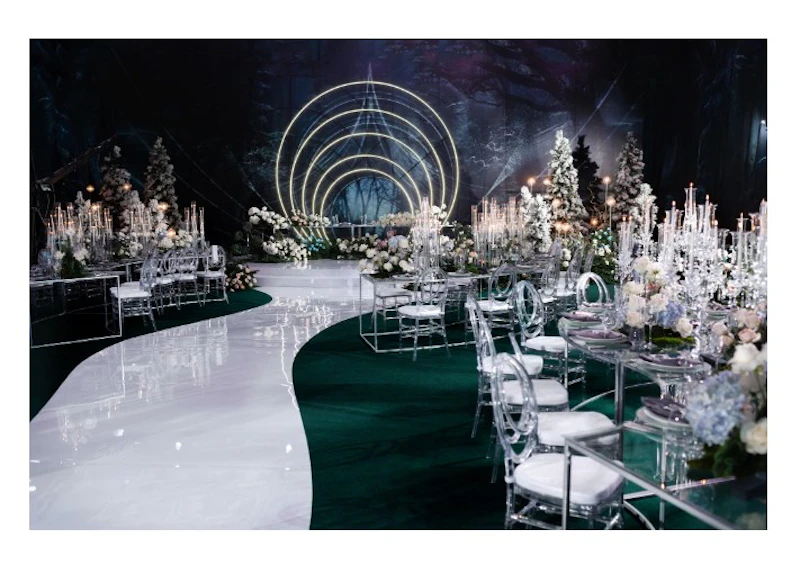 Модульный стол "Волна" со столешницей