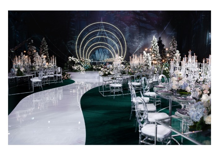 Модульный стол "Волна" со столешницей