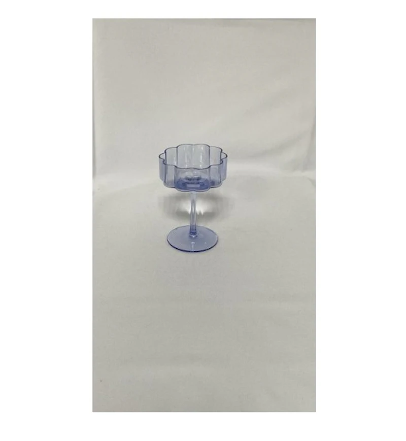 Креманка "Флорал" небесно-голубая