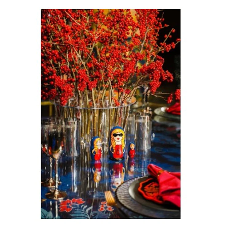 Номерок стола Матрешка