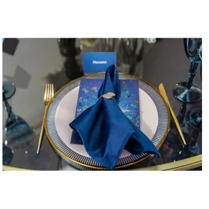 Салфетка бархатная чернильная - Фото 5