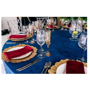 Салфетка бархатная рубиново-красная - Фото 4