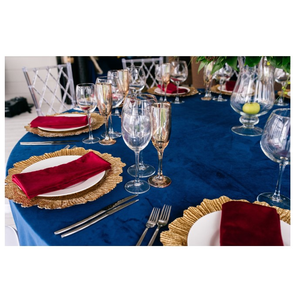 Салфетка бархатная рубиново-красная - Фото 4