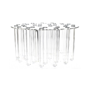 Подставка прозрачная с пробирками "Florium"