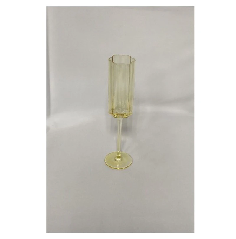 Бокал для шампанского "Флорал" лимонный