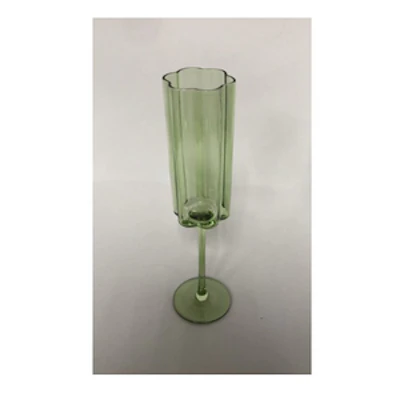 Бокал для шампанского "Флорал" салатовый - изображение 3