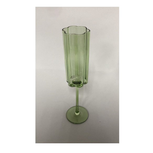 Бокал для шампанского "Флорал" салатовый - Фото 3