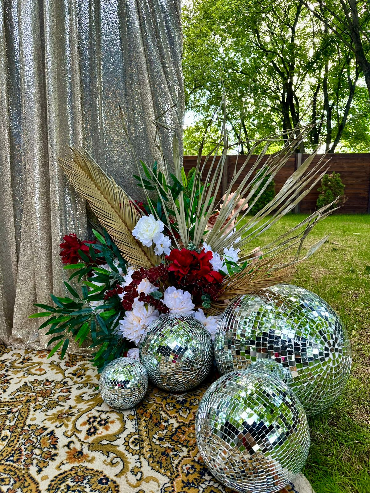 Зеркальный диско-шар 25 см