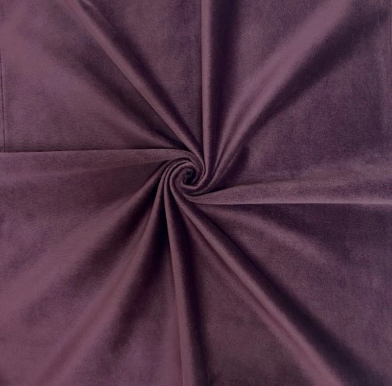 Скатерть прямоугольная бархат сливовый